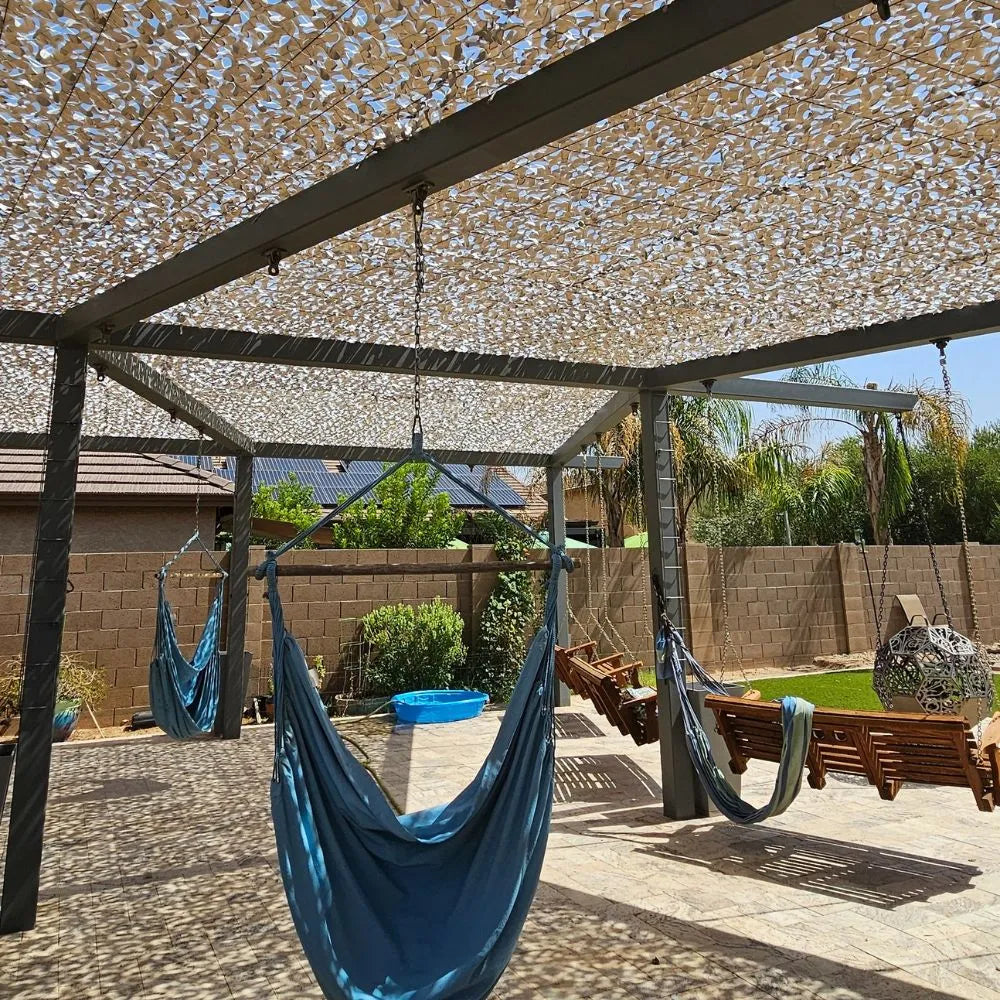 Tencen Camouflage Net Camo Netting Courtyard Decor Blinds