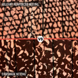 EVERSHADE Reinforced Broadleaf Camo Netting - Snow