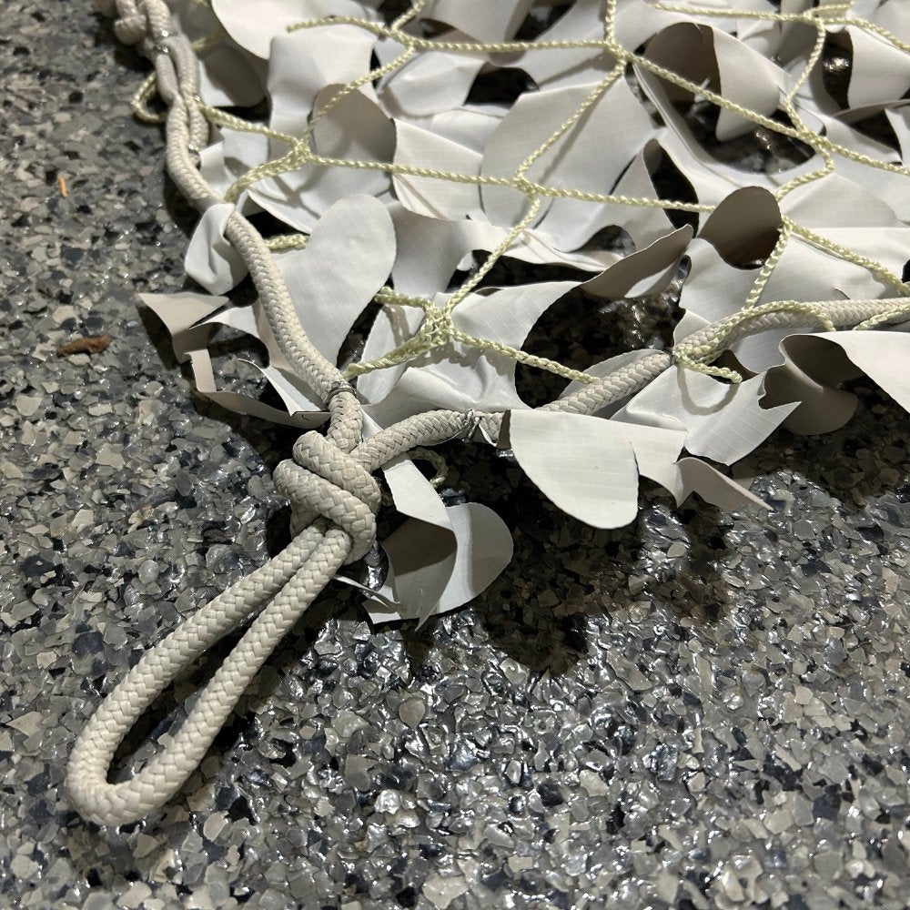 Vintage Canadian 115 sq/ft Snow Camo Netting