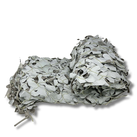 EVERSHADE Reinforced Broadleaf Camo Netting - Snow