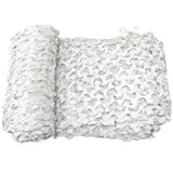 Pure White Military Reinforced Camo Netting - Fire Retardant
