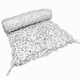 Pure White Military Reinforced Camo Netting - Fire Retardant