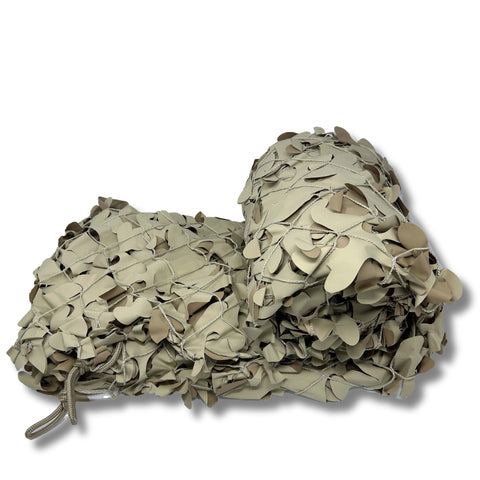 EVERSHADE Reinforced Broadleaf Camo Netting - Desert
