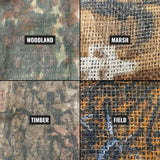 Burlap Camouflage Netting - Bulk Roll (4 Patterns)