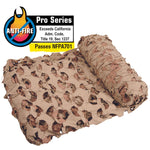 Desert Pro Military Reinforced Camo Netting - Fire Retardant