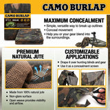 Burlap Camouflage Netting - (3 Patterns)
