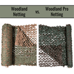 Woodland Pro Camo Netting - Fire Retardant