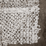 White and Metallic Camo Netting - Fire Retardant